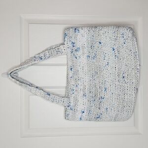 Tote bag made from recycled plastic bags upcycled sustainable
